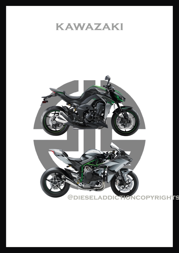 Kawasaki Bike Posters