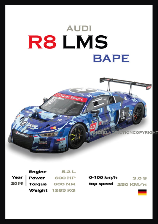 Audi r8 LMS bape